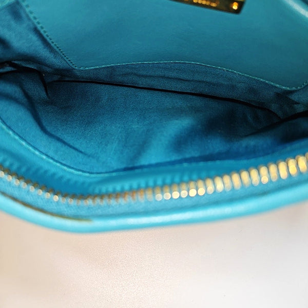 Matelassé Quilted Lambskin Blue