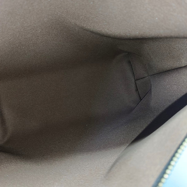Monogram Coated Canvas Shoulder Bag Brown