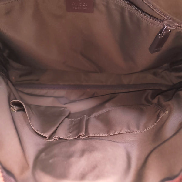Monogram Coated Canvas Shoulder Bag Beige
