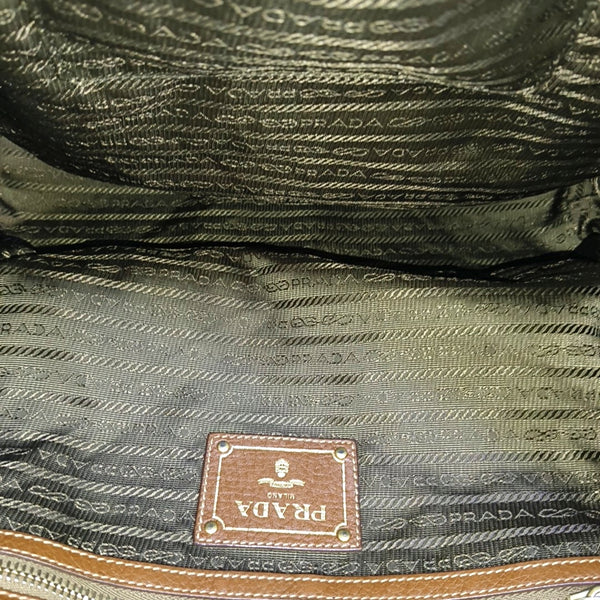 Nylon Shoulder Bag Green