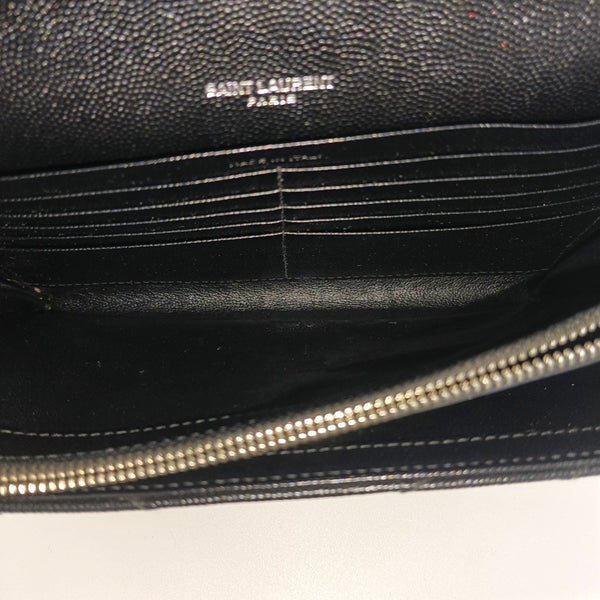 MONOGRAM Medium Chevron Calfskin Black