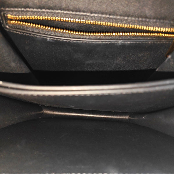 TRIOMPHE Medium Calfskin Black