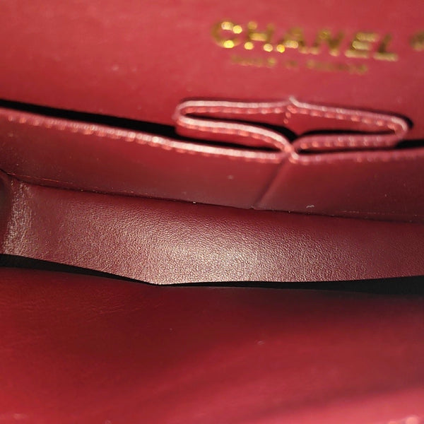 CLASSIC FLAP Small Quilted Grained Calfskin Black