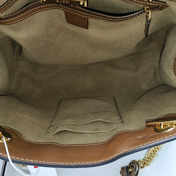 Padlock Medium Monogram Coated Canvas Beige