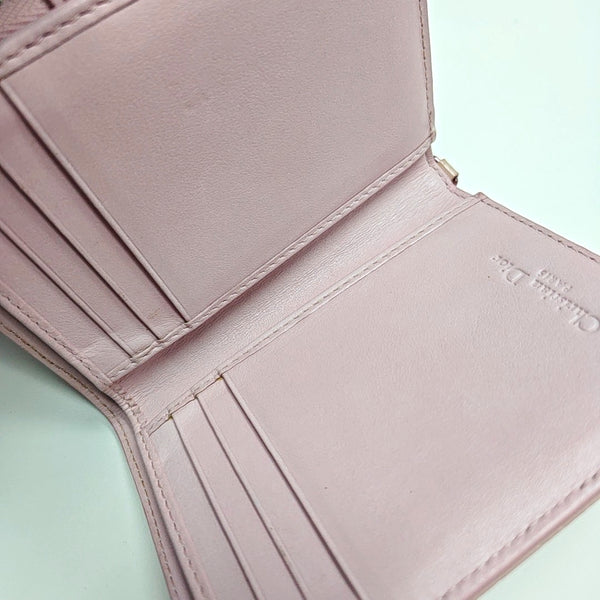 Lady Dior Cannage Patent Leather Pink Wallet