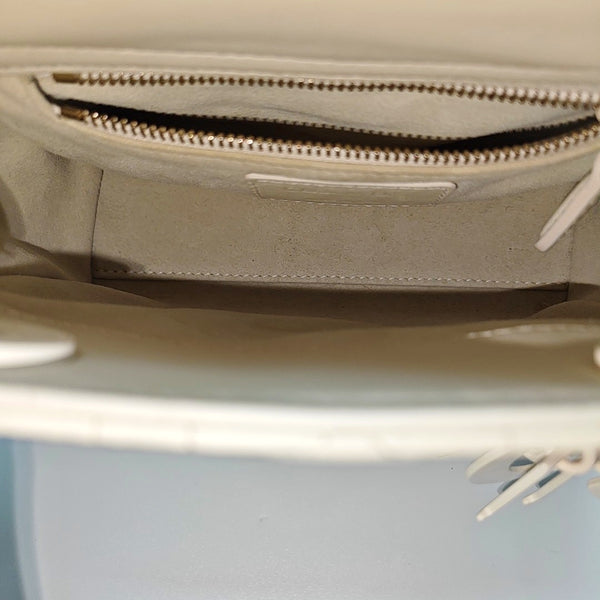 Lady Dior Mini Cannage Lambskin White