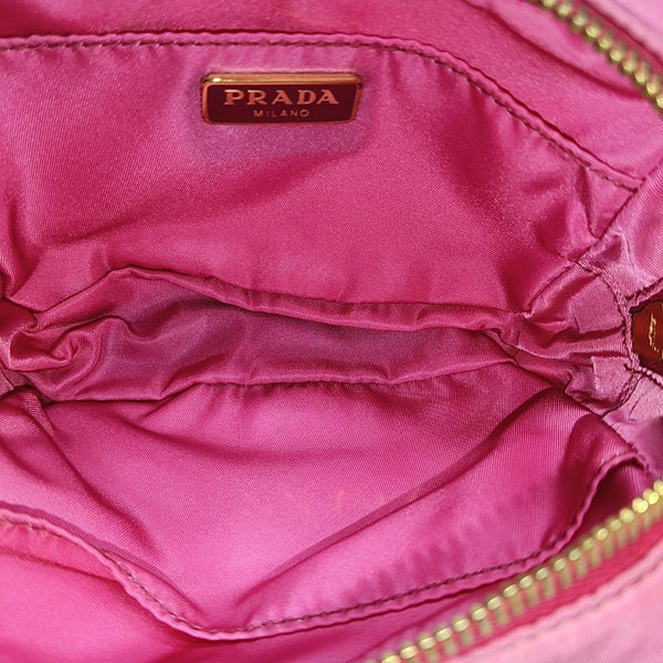 Nylon Shoulder Bag Red