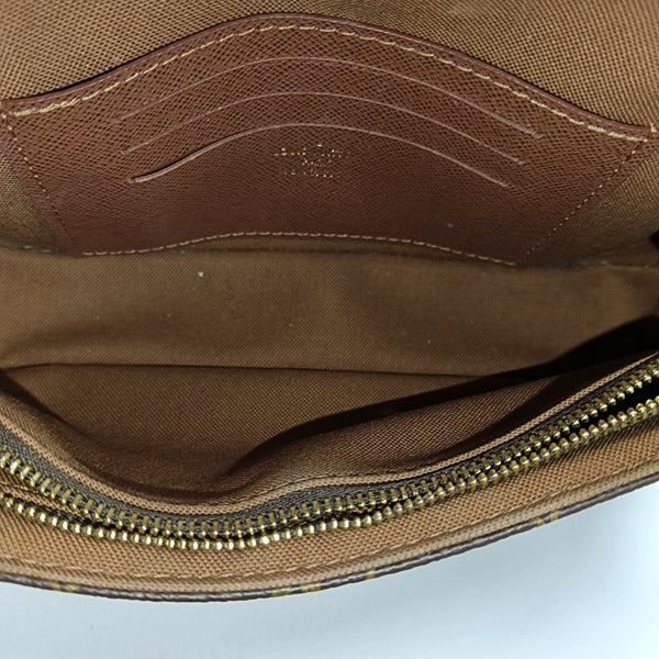 IVY Monogram Coated Canvas Brown