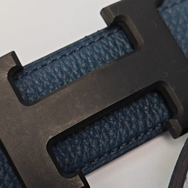 Leather Belt Blue