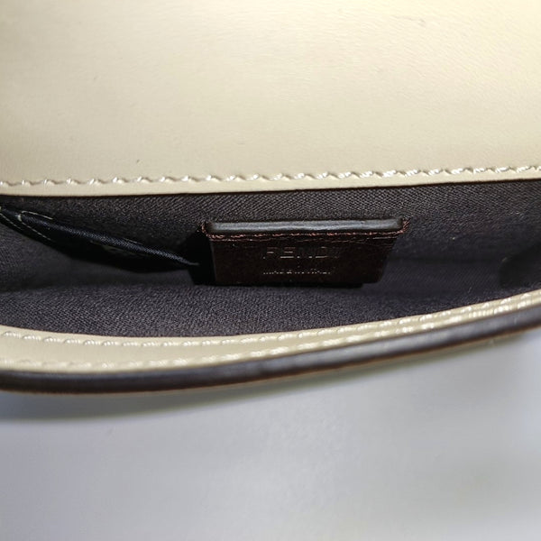 Authenticated pre-owned Baguette Mini Calfskin Beige - Shoulder Bag at Looply