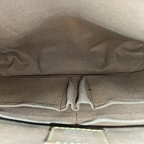 VINTAGE BEAUBOURG MM Monogram Coated Canvas Brown