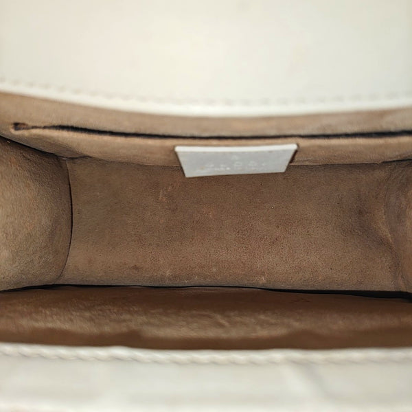 Sylvie Mini Calfskin White