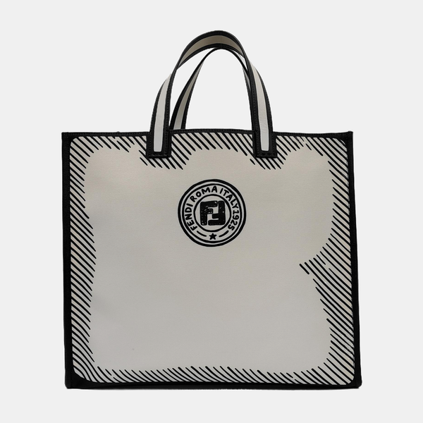 Shopper Fabric White
