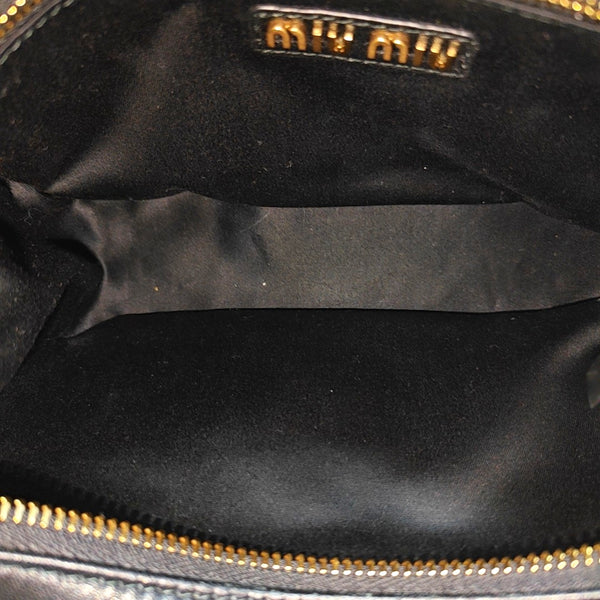 Lambskin Shoulder Bag Black