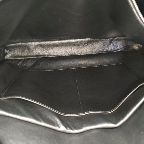 Calfskin Shoulder Bag Black
