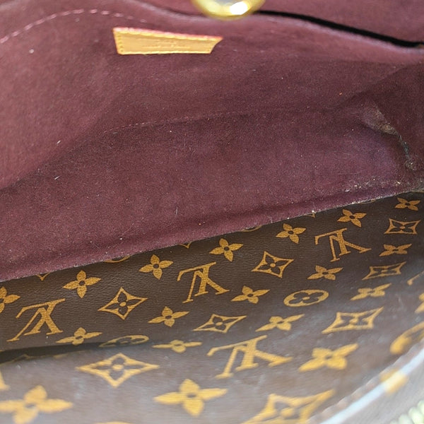 MONTAIGNE Monogram Coated Canvas Brown