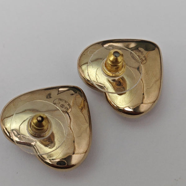 Metal White Stud Earrings