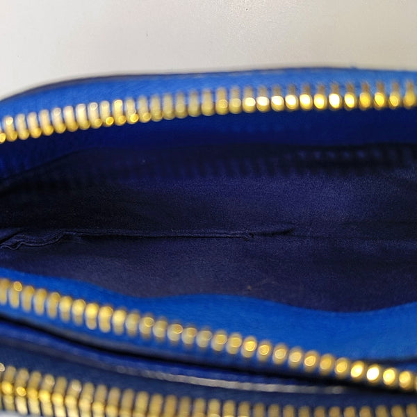 Matelassé Calfskin Blue