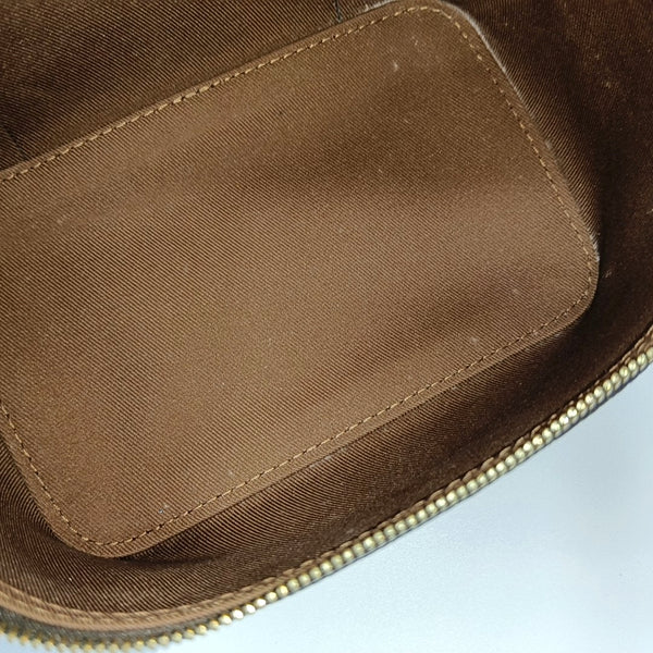 CUBE DE RANGEMENT PM Monogram Coated Canvas Brown