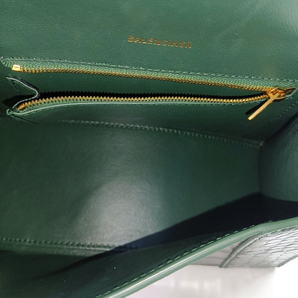 Hourglass S Calfskin Green