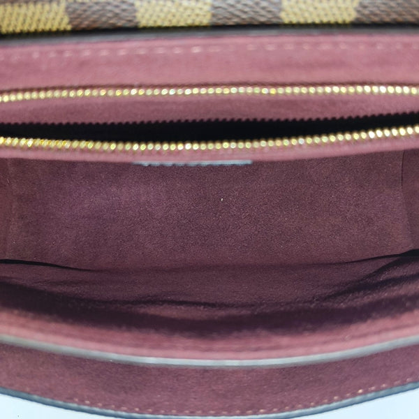 VAVIN PM Damier Ebene Coated Canvas Brown