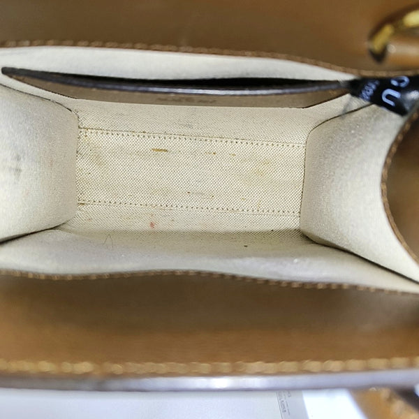 Retro Mini Monogram Coated Canvas Beige