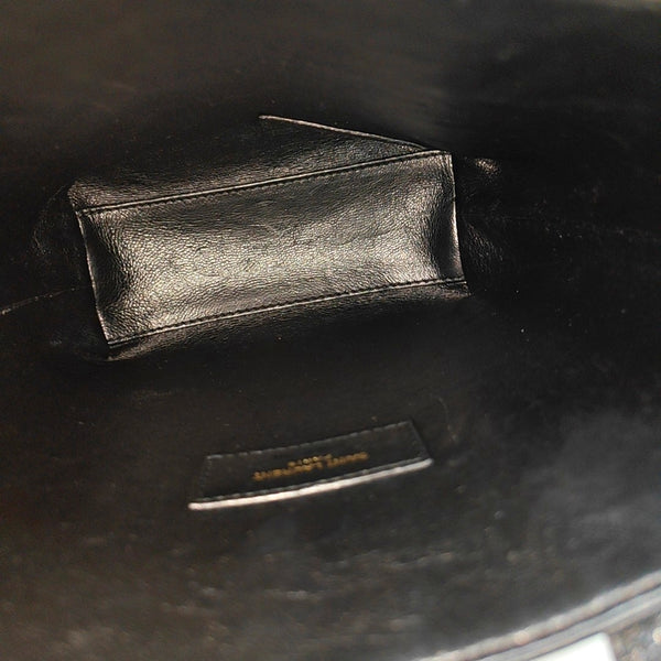 Calfskin Shoulder Bag Black