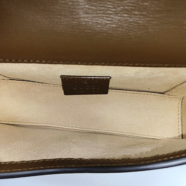 Horsebit 1955 Mini Monogram Coated Canvas Beige