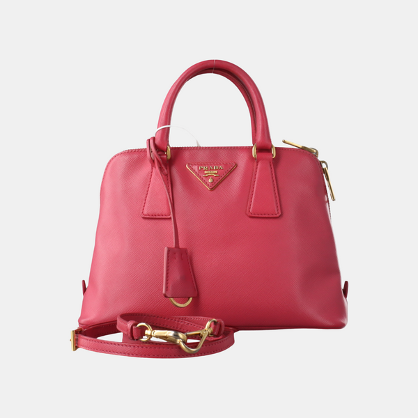 Authenticated pre-owned Promenade Saffiano Calfskin Pink - Shoulder Bag at Looply