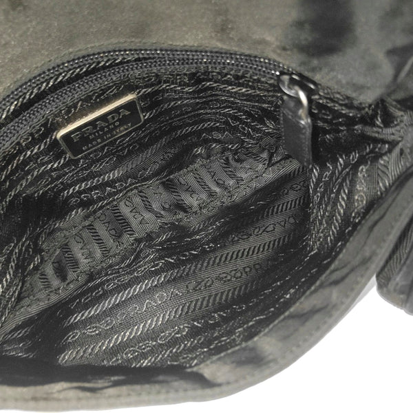 Nylon Shoulder Bag Black