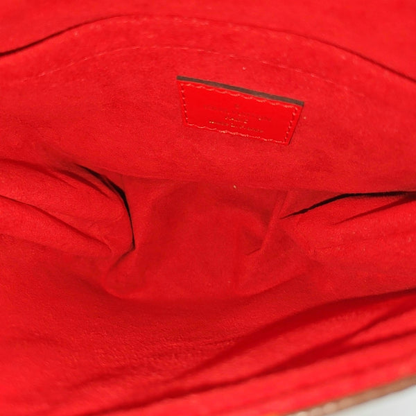 LOCKY BB Monogram Coated Canvas Red