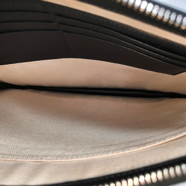 GG Supreme Monogram Coated Canvas Black