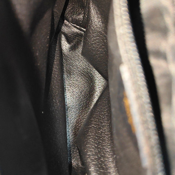 Leather Shoulder Bag Black