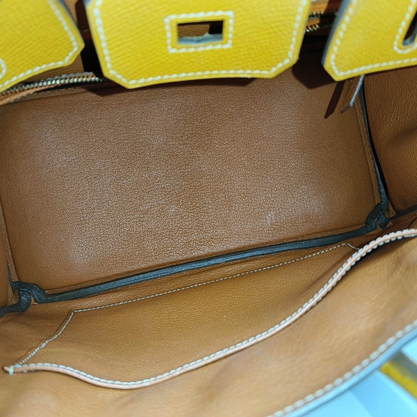 Birkin 25 Epsom Yellow