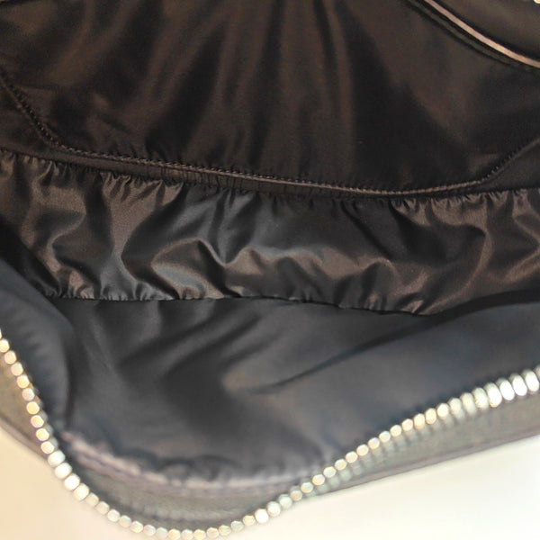 AVA Medium Quilted Nylon Black