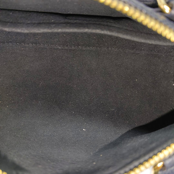 PAPILLON BB Monogram Calfskin Black