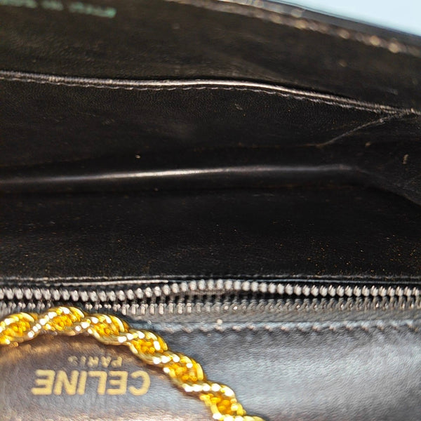 Calfskin Shoulder Bag Black