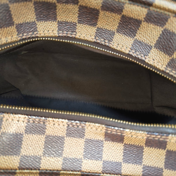 NAVIGLIO MM Damier Ebene Coated Canvas Brown