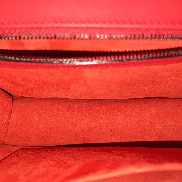 Diorama Small Cannage Calfskin Red
