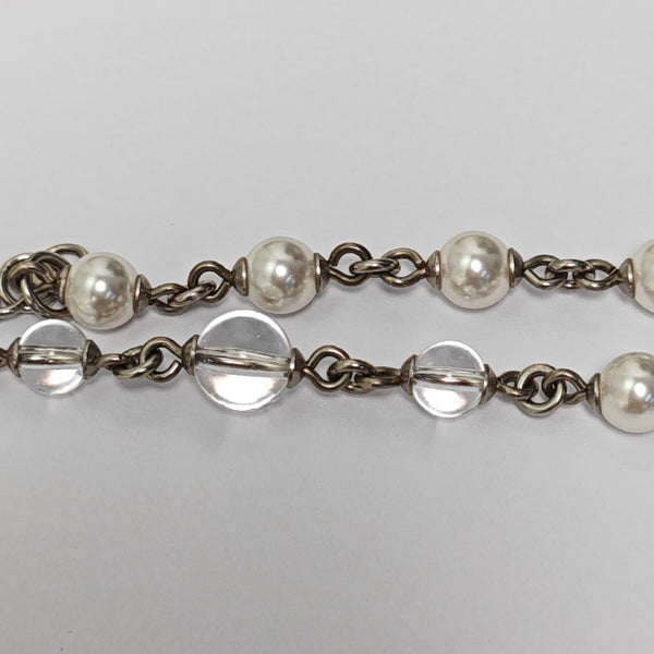 Metal White Necklace