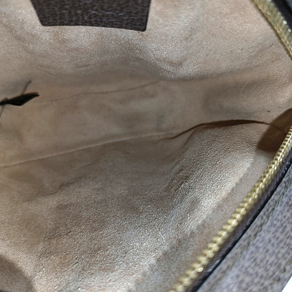 Authenticated pre-owned Ophidia Mini Monogram Coated Canvas Beige - Shoulder Bag at Looply
