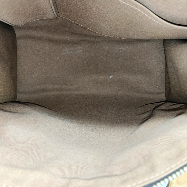 POPINCOURT Monogram Coated Canvas Brown