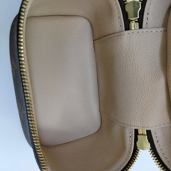 NICE Super Mini Monogram Coated Canvas Brown
