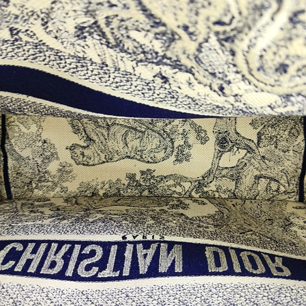 Book Tote Large Fabric Blue