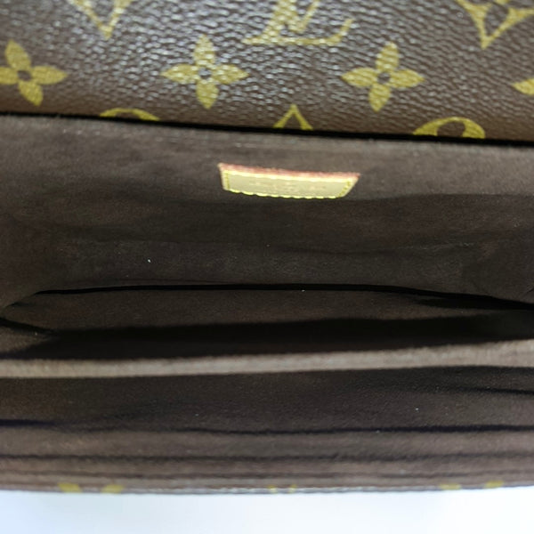 MÉTIS MM Monogram Coated Canvas Brown