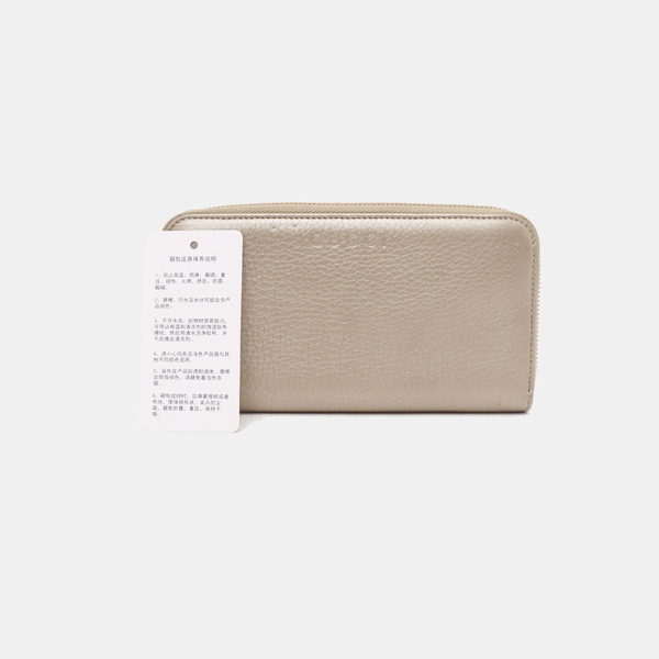 Calfskin Beige Wallet