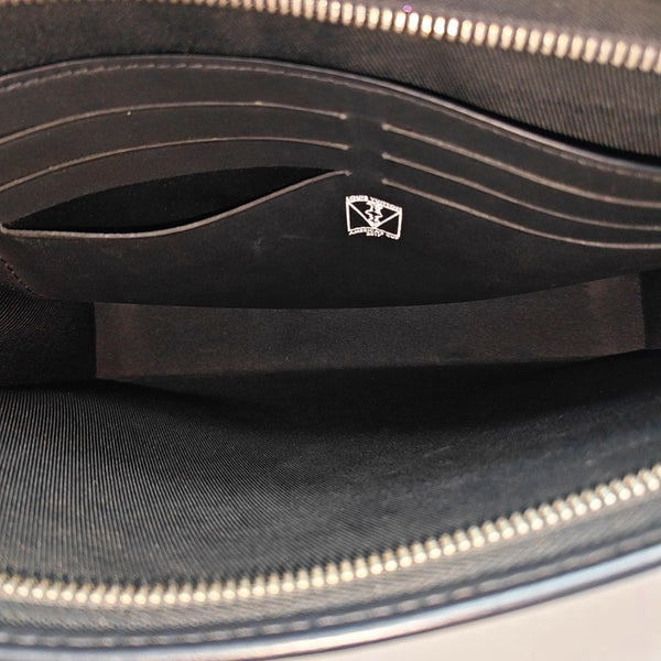 Pochette Voyag MM Damier Coated Canvas Blue