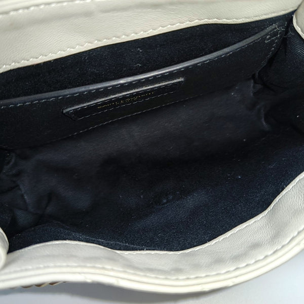 NOLITA Mini Quilted Lambskin White