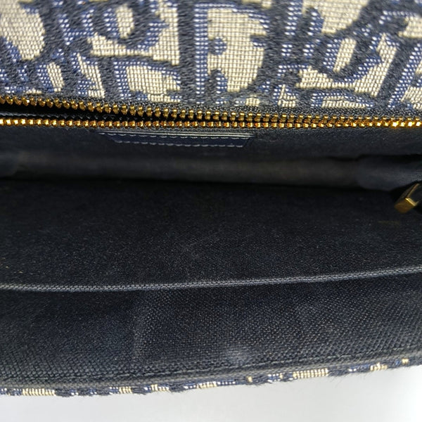 30 Montaigne Oblique Canvas Blue