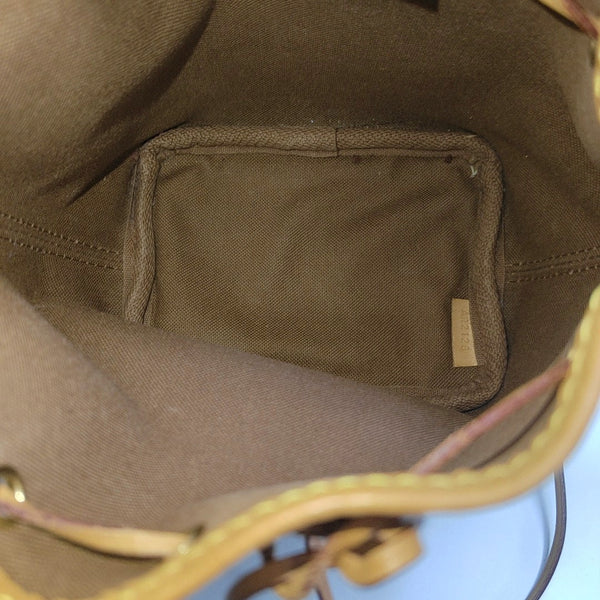 NÉONOÉ Nano Monogram Coated Canvas Brown